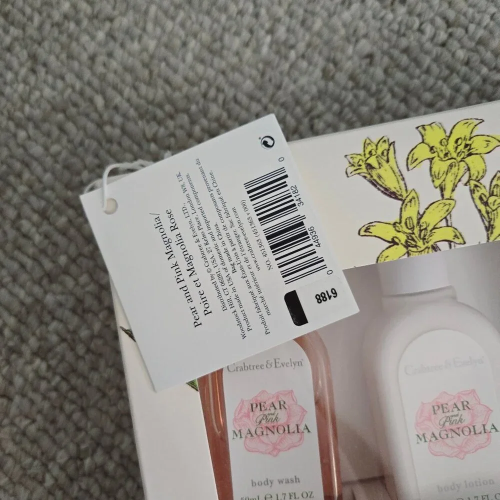 NEW Gift Set Crabtree and Eveyln Lotion Body Bath and Body Shower Gel - Picture 6 of 6